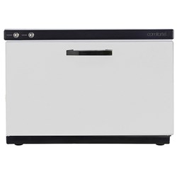 SALON FIRST Hot towel cabinet - off white fits 12 towels